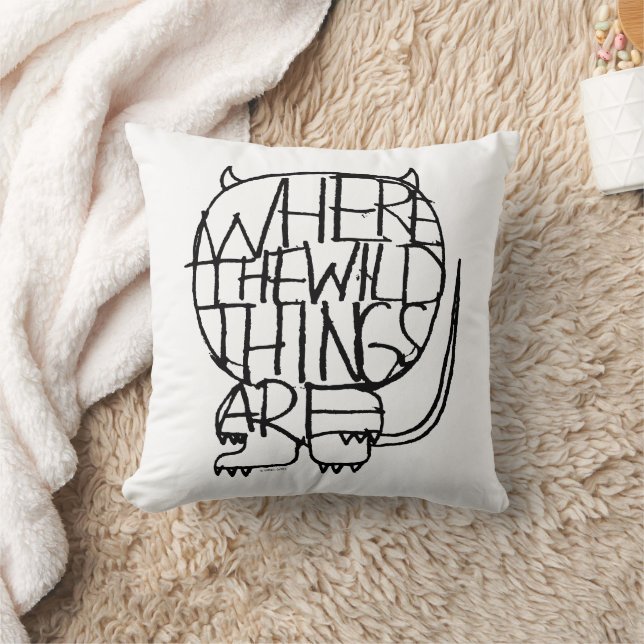 Where the Wild Things Are | Wild Thing Sketch Kudde (Filt)