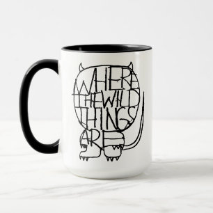 Where the Wild Things Are   Wild Thing Sketch Mugg