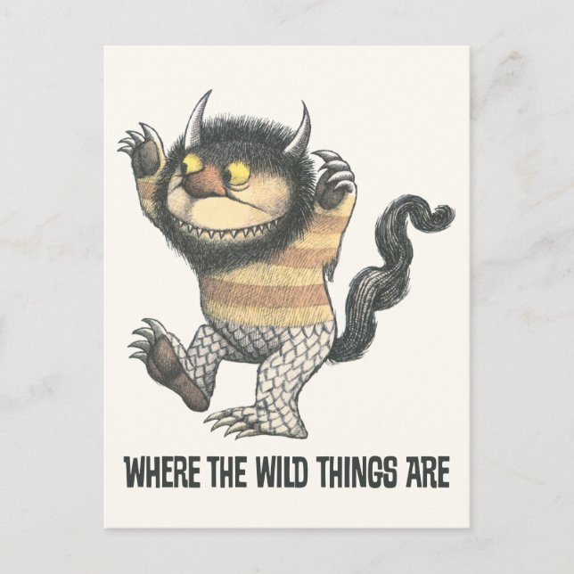 Where the Wild Things Are | Wild Thing Vykort (Framsida)