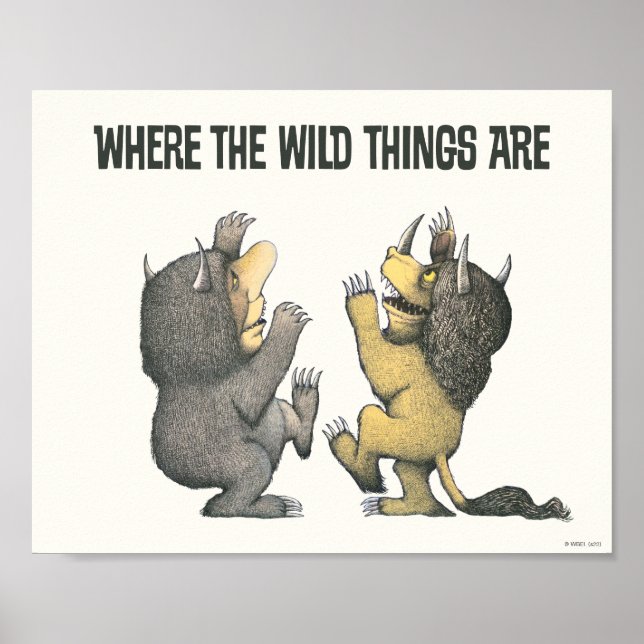 Where the Wild Things Are | Wild Things Poster (Framsidan)