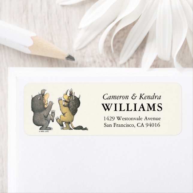 Where the Wild Things Are | Wild Things Returadress Etikett (Insitu)