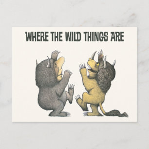 Where the Wild Things Are Wild Things Vykort