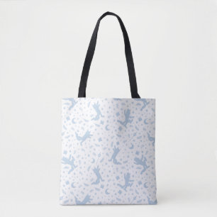 Where the Wild Things Blue Floral Tygkasse