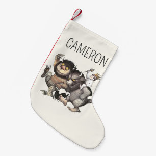 Where the Wild Things Lägg till ditt namn Liten Julstrumpa