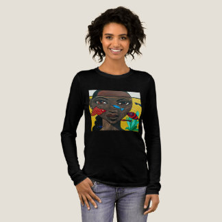 Where Thoughts Swim | Svart kvinnlig konst Afrocen T Shirt
