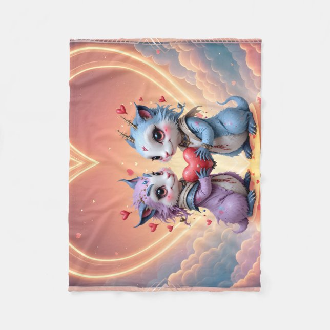 Where Two Souls Choose Forever  Fleecefilt (Framsidan)