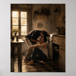 Where We Fell Laughing | Gay Art Project Poster