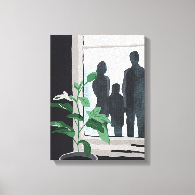 Where We Grew I – Family and Growth Canvastryck (Framsida)