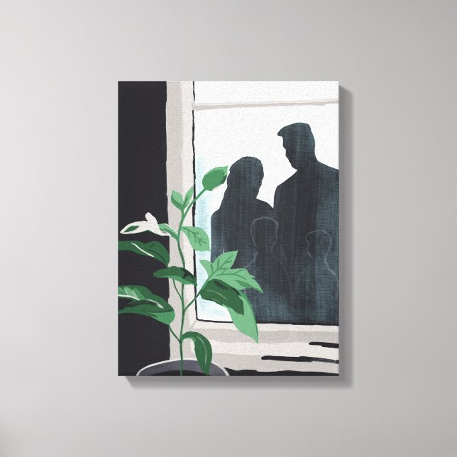 Where We Grew IV – Family and Growth Canvastryck (Framsida)