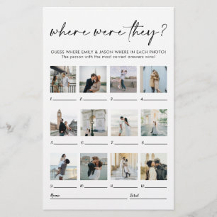 Where Were They Foto Par Aktivitetskort