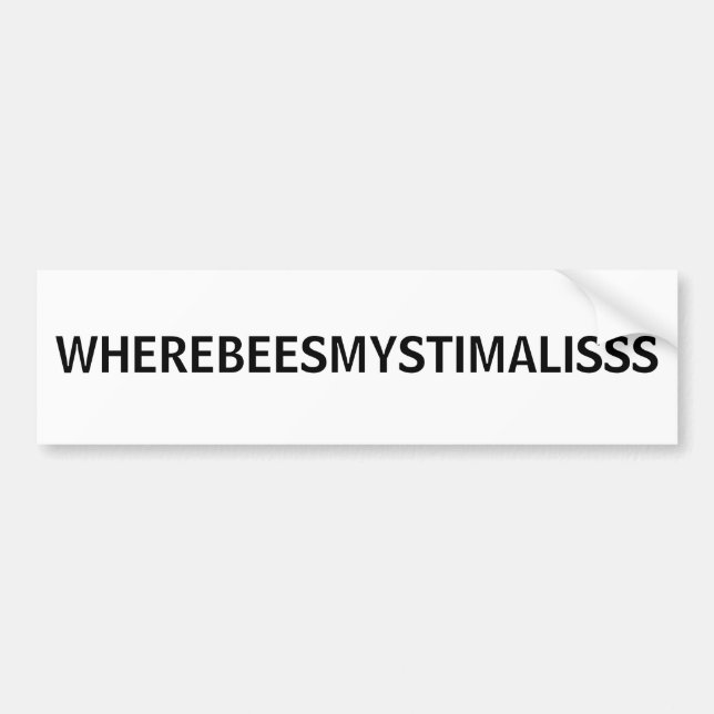 WHEREBEESMYSTIMALISSS BILDEKAL (Framsidan)