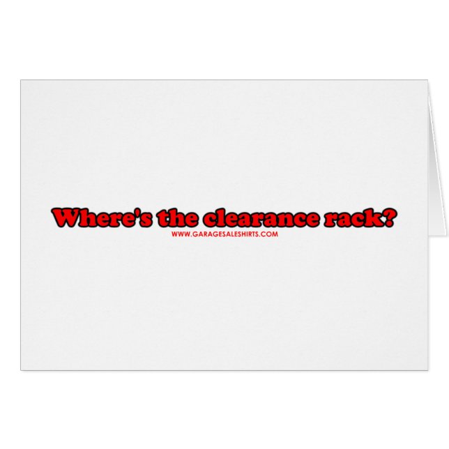 Wheres rensningskuggen T Hälsningskort (Framsidan Horizontal)