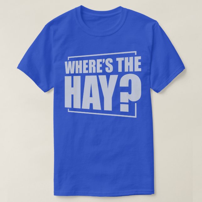 Wheres The Hay Guinea Pig Guinea Lover Premium 562 T Shirt (Design framsida)