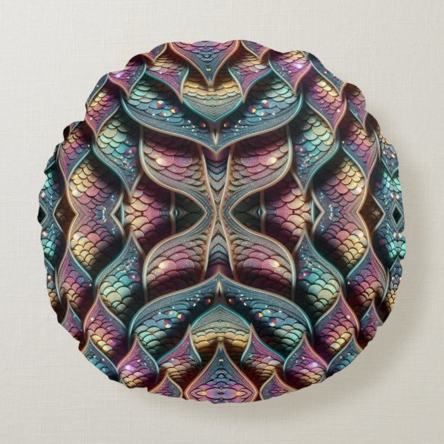 Where's The Mermaid Rund Kudde (Framsidan)