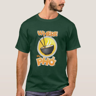 WhereThePho mörk Heavyweightutslagsplats T Shirt