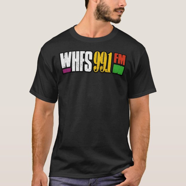 WHFS 99.1 FM RADIO SHIRT Essential T-Shirt (Framsida)