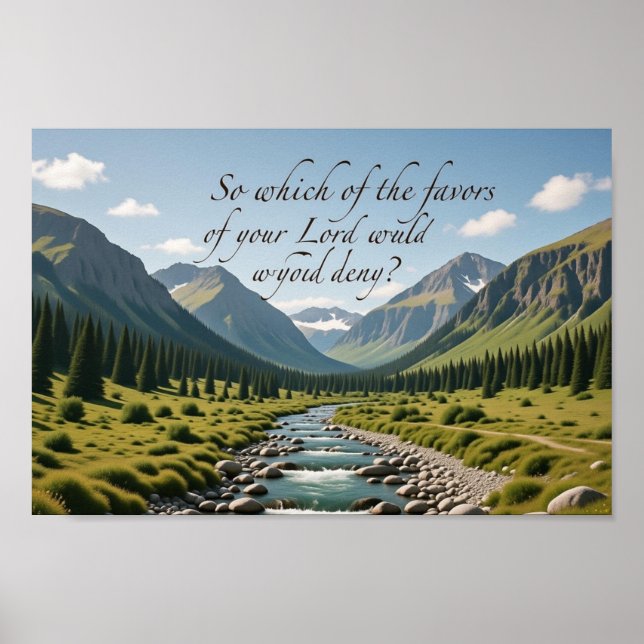 Which Favors Will You Deny? | Landscape Print Poster (Framsidan)