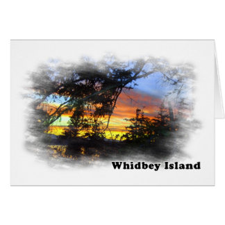 Whidbey Island scenery Hälsningskort