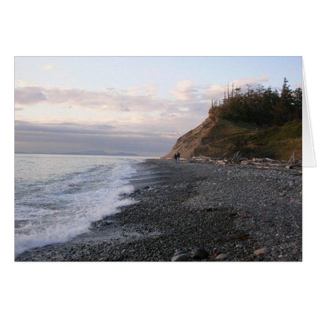 Whidbey Island Sunset Hälsningskort (Framsidan Horizontal)