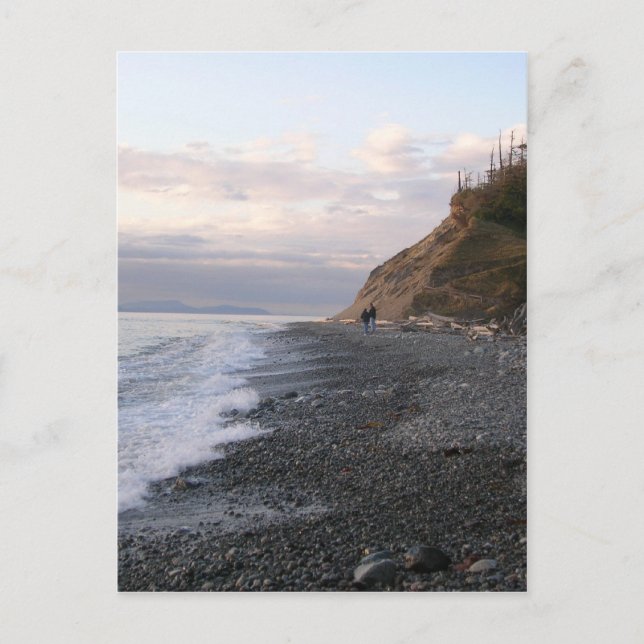 Whidbey Island Sunset Vykort (Framsida)