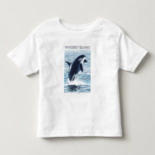Whidbey ö, WashingtonOrca banhoppning Tee