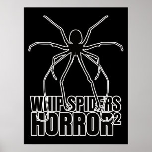 Whiders Whip Scorpion Amblypygi - Entomologi Poster