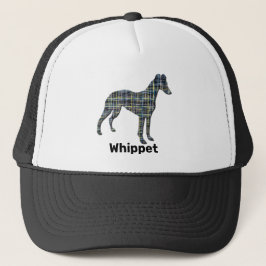 Whifragment / italiensk Greyhound Hund Silhouette  Keps