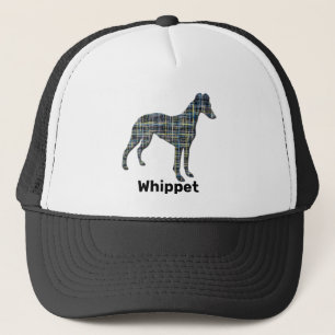 Whifragment / italiensk Greyhound Hund Silhouette  Keps
