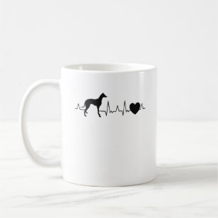 Whifragmentet Herzschlag Windhund Sighthound Kaffemugg
