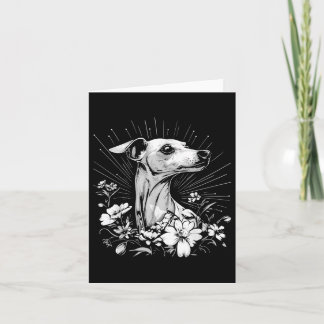 Whifragmentet Hund älskare Retro Stil Tattoo Kort