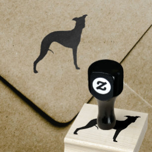 Whifragmentet Hund aveln Silhouette Stämpel