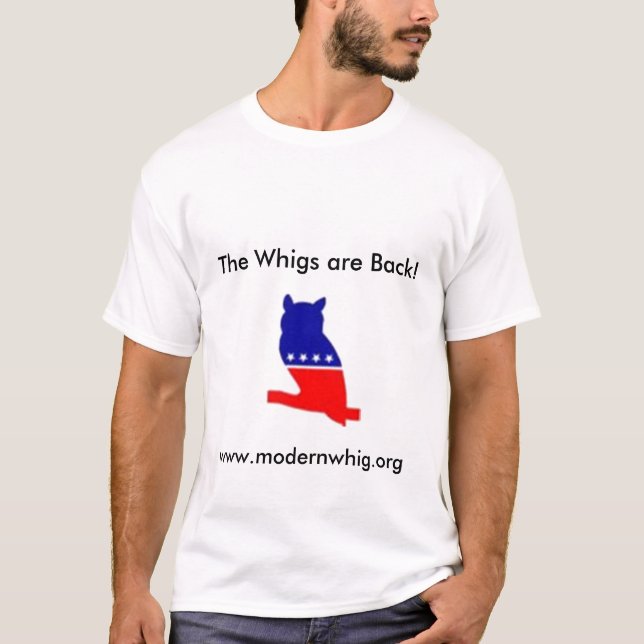 Whigsna är tillbaka! tee (Framsida)