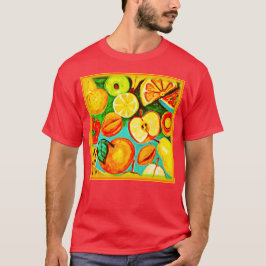 Whimiscal Fruit Mönster. Köp nu T Shirt