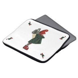 Whimiscal jul Gnome Laptop sleeve 13 tum |
