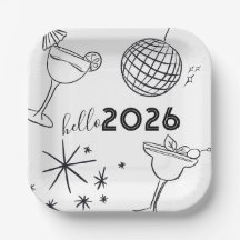 Whimiscal Klotter Hej 2026 Nyår Guld