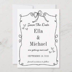 Whimiscal Wedding bjudits in till Hand plockade Bo Inbjudningar