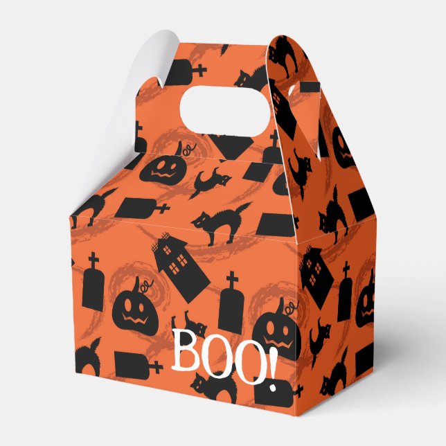 Whimiskal Halloween-mönster Presentaskar (Framsidan Sidan)