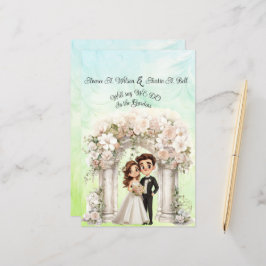 Whimissik Bride och Groom Bröllop Pappra Lakan