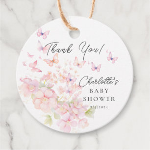 Whimissik Butterflies Baby Shower Gåvor Etiketter