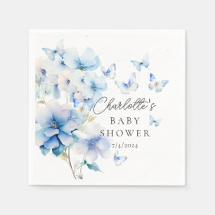 Whimissik Butterflies Baby Shower Pappersservett