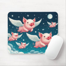 Whimissik Cute Flies Grisar i Starry Natt Himmel