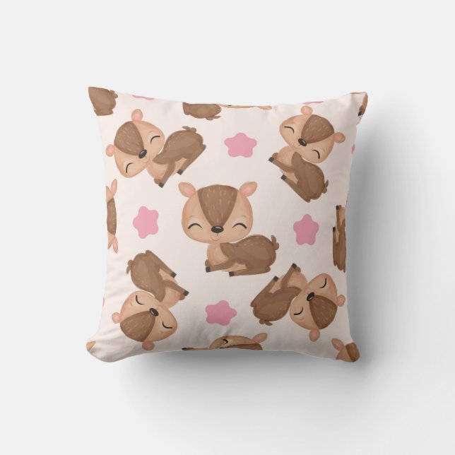 Whimissik Fawn and Starry Charm Kudde (Framsida)