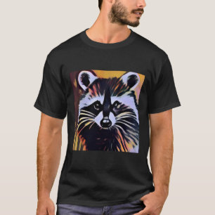 Whimissik Raccoon - en naturinspirerad design T Shirt