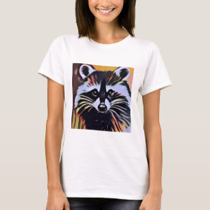 Whimissik Raccoon - en naturinspirerad design T Shirt