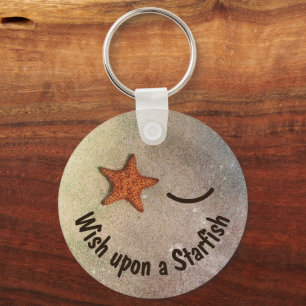 Whimissik Smile and Wink Starfish Beach Nyckelring