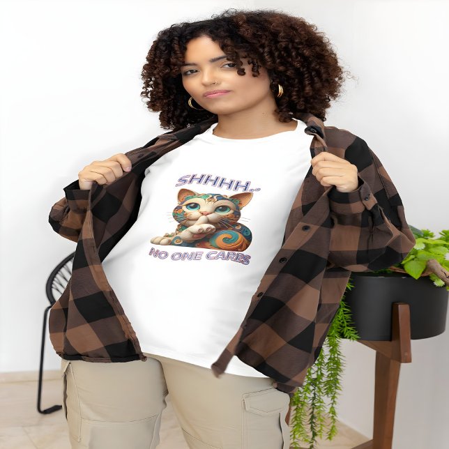 Whimissiker av kattvicklare som inte har någon bil t shirt (Skapare uppladdad)