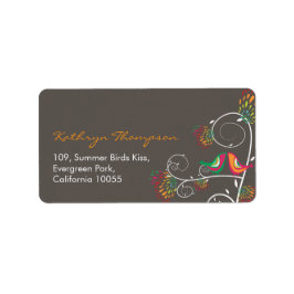 Whimissing Sommarfåglar Bröllop Adress Adressetikett