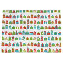 Whimissique Retro Wrapped Gifts Mönster jul