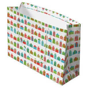 Whimissique Retro Wrapped Gifts Mönster jul