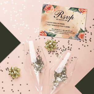Whimissisk Blommigt Divorce Party OSA Kort